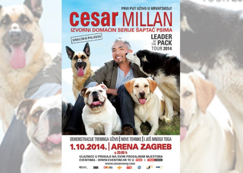 Cesar Millan radit će s hrvatskim psima