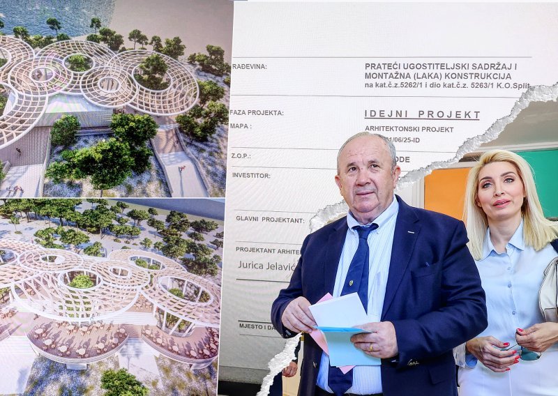 Otkrivamo: Opet podnesen zahtjev za dozvolu za 'Kerumov' restoran na Marjanu, Grad Split krije projekt