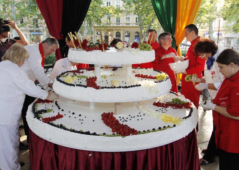 Izrađena najveća torta u Hrvatskoj