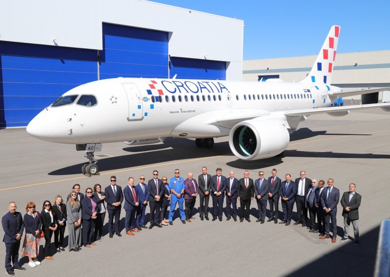 FOTO Croatia Airlines dobio novi Airbus, prvi takav u svijetu