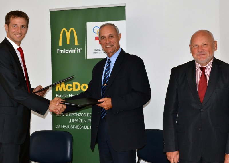 McDonald's postao sponzor Hrvatskog olimpijskog odbora