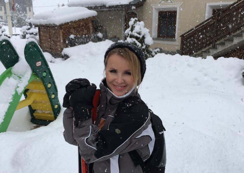 Pogledajte kako Danijela Martinović uživa na snijegu