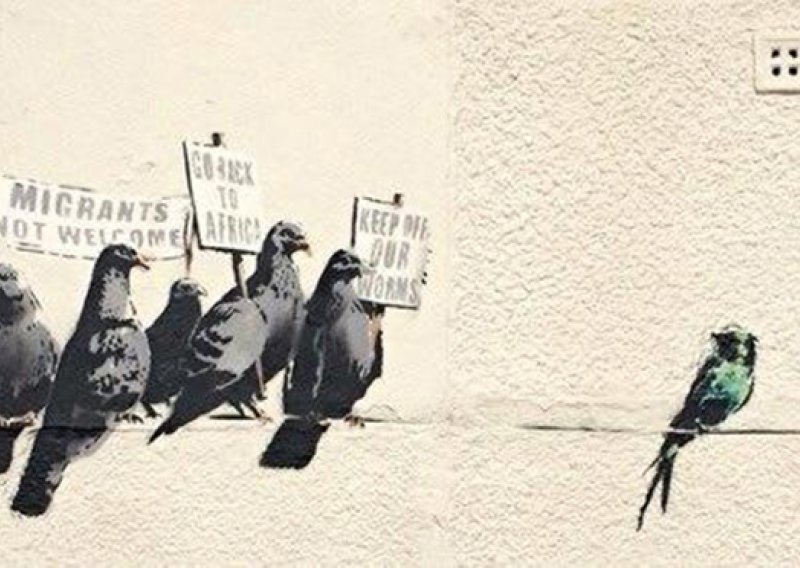 Banksyjevi golubovi optuženi za rasizam