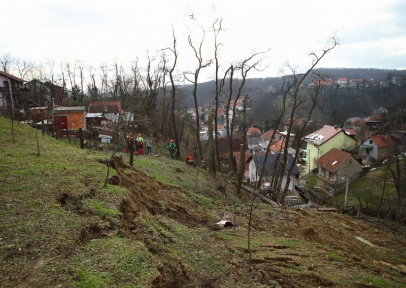 Proklizalo tlo na Kustošiji