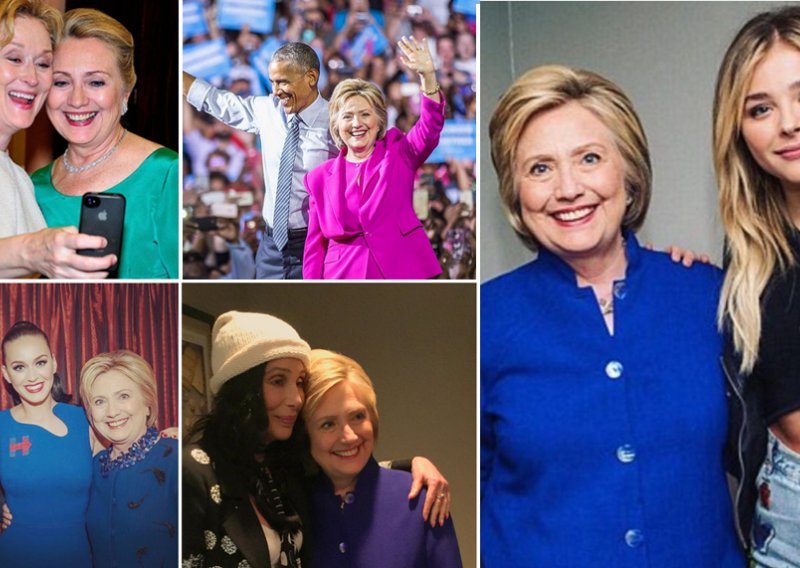 Hillary Clinton ujedinila najveće svjetske zvijezde