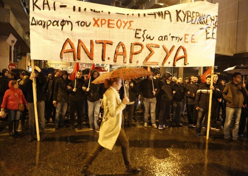 Ulični nemiri na prvom prosvjedu protiv Syrize