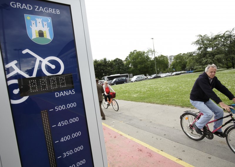 Zagreb dobio prvi brojač biciklista