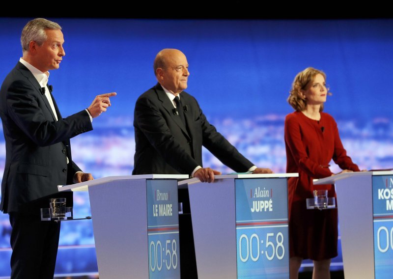 Bivši premijer Alain Juppe pobjednik prve debate