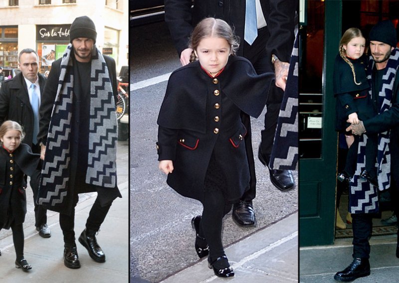 Odjeća malene Harper Beckham zasjenila i maminu reviju