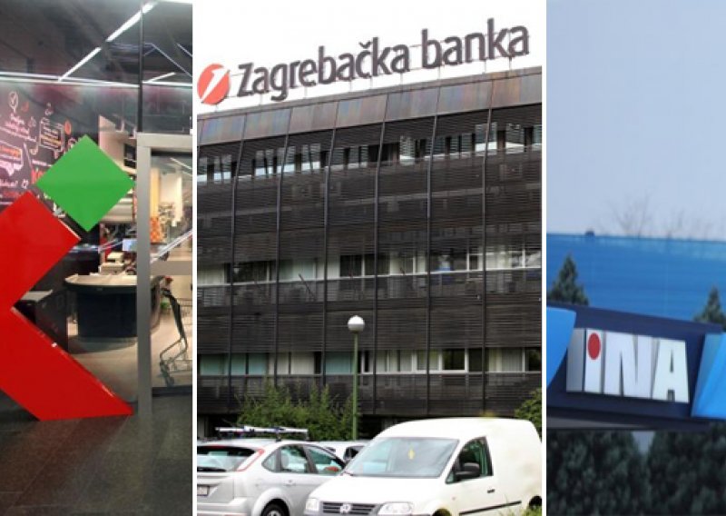 Ina i Konzum najveći, Zagrebačka banka najviše zaradila