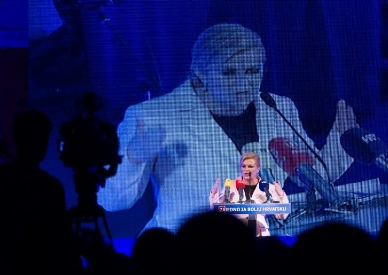 U ponoćnoj kampanji obećala dovršiti Tuđmanov posao