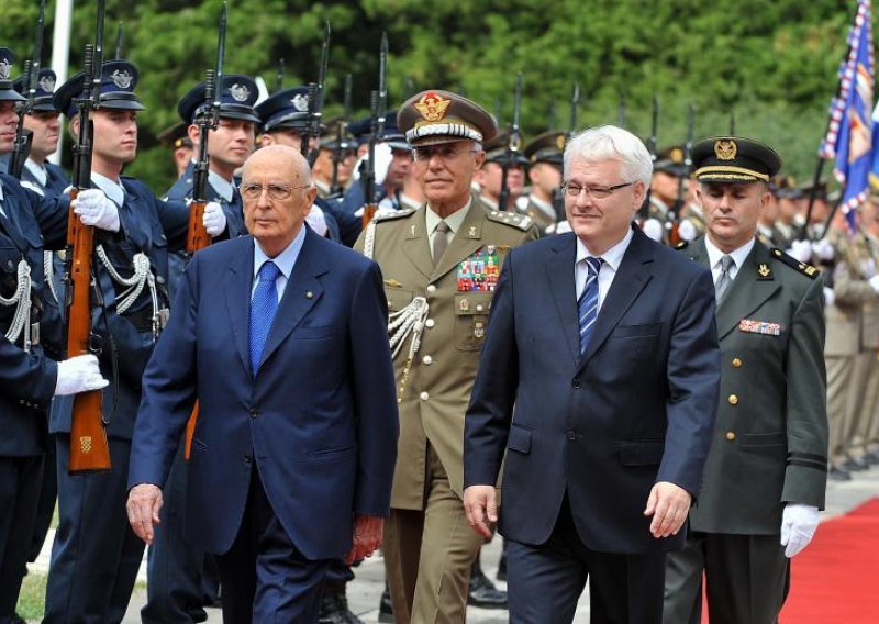 Josipovic and Napolitano in Pula