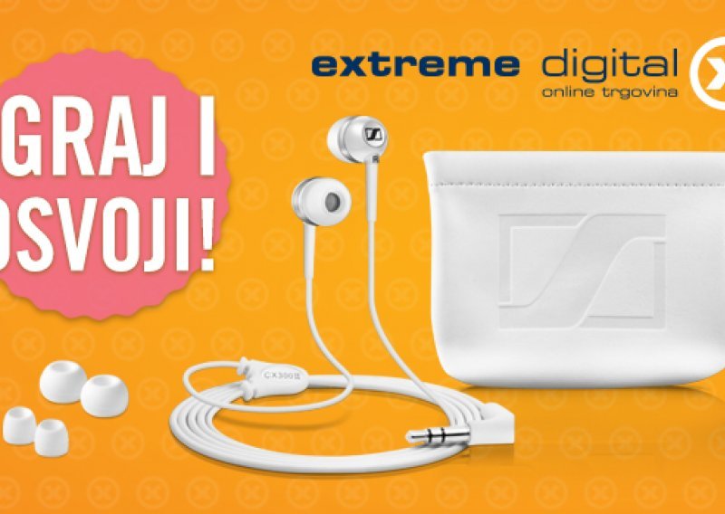 Osvojite Sennheiser CX 300-II bijele slušalice od Extreme Digitala!