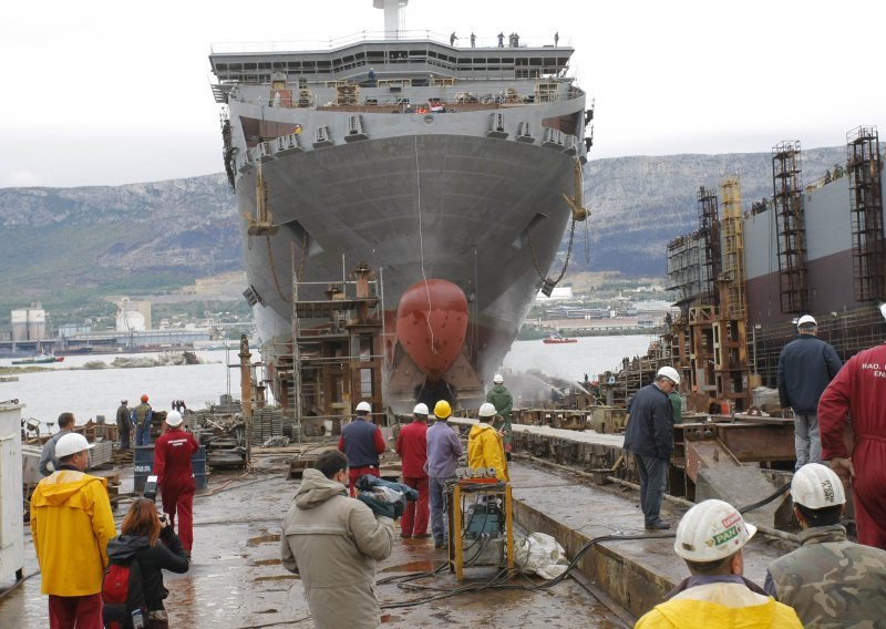 Most expensive ship built in Croatia launched in Split shipyard