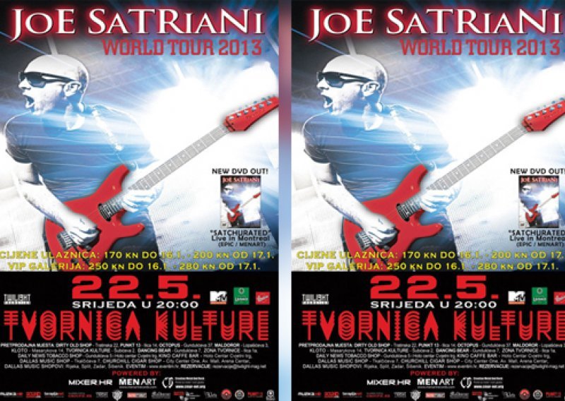 Stiže novi album Joea Satrianija