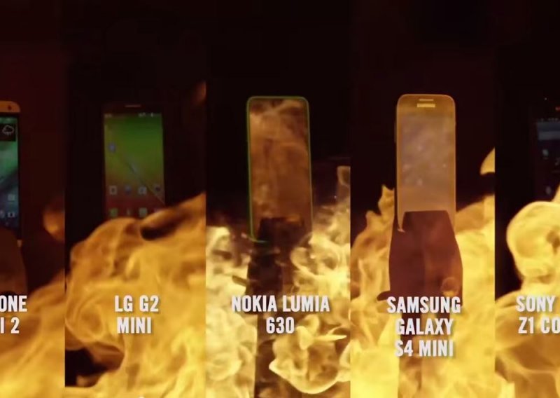 Koji minijaturni smartphone može podnijeti bacač plamena?