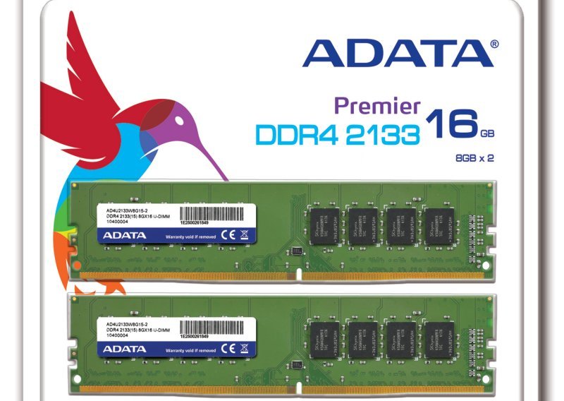 ADATA otkrio Premier DDR4 2133 U-DIMM memoriju
