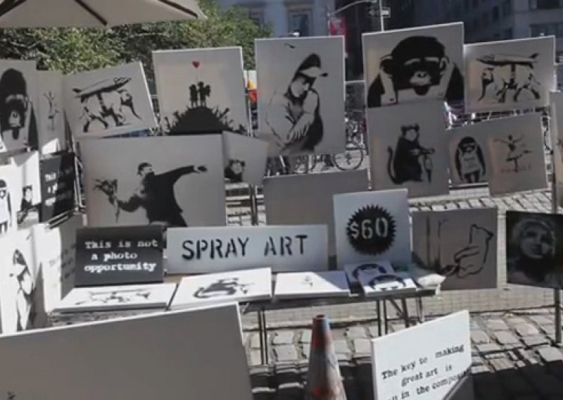 Banksy prodavao djela na štandu za samo 60 dolara