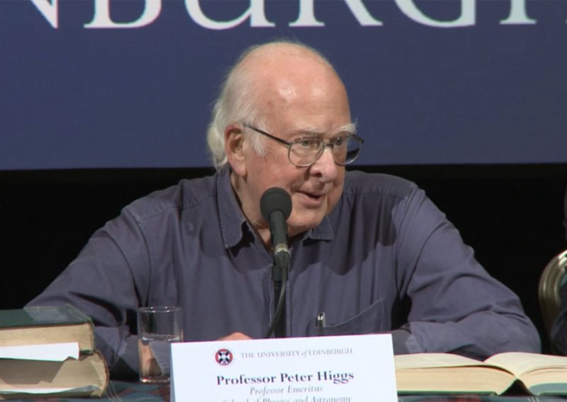 Higgs saznao da je dobio Nobela od žene na ulici