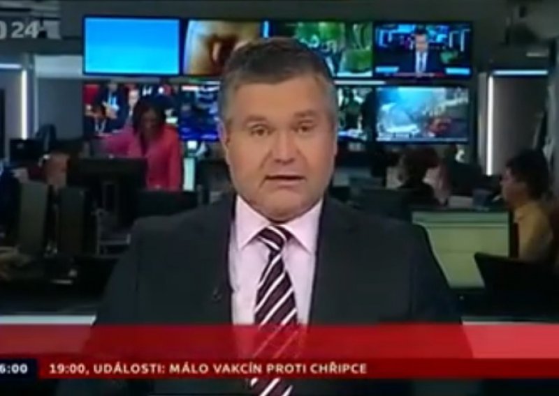 Neočekivani penis gostovao u češkim vijestima