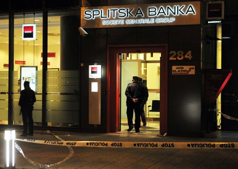 Uhićen pljačkaš Splitske banke, ne želi otkriti gdje je novac