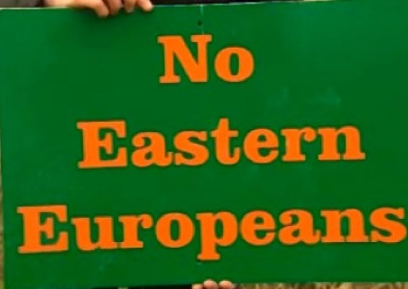Englez postavio znak 'No Eastern Europeans'