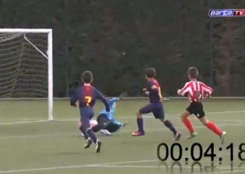 Barcin 9-godišnjak zabio gol već nakon pet sekundi!