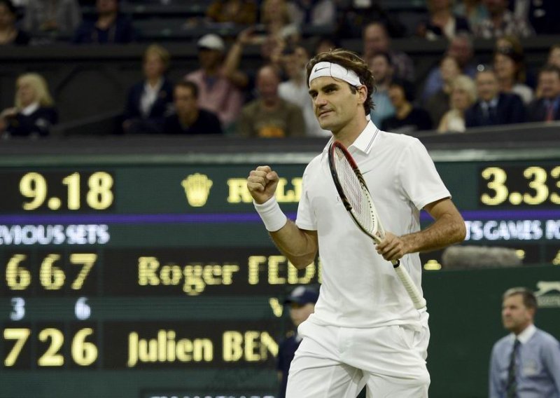 Federer, Đoković, Tsonga i Murray u polufinalu Wimbledona