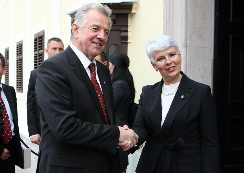 Kosor s mađarskim predsjednikom