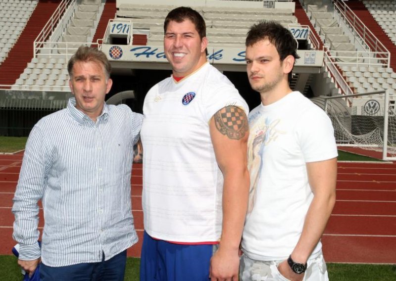 Zvijezda Giantsa u posjeti Hajduku