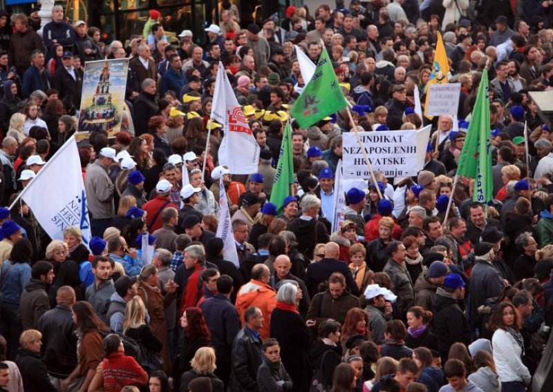 Zagreb residents protest against corporate greed