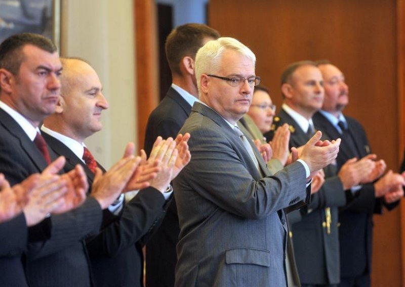 President Josipovic gives reception for Statehood Day