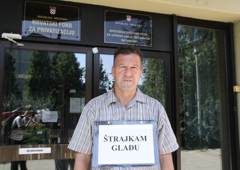 Radnik Brodosplita štrajka glađu u Zagrebu