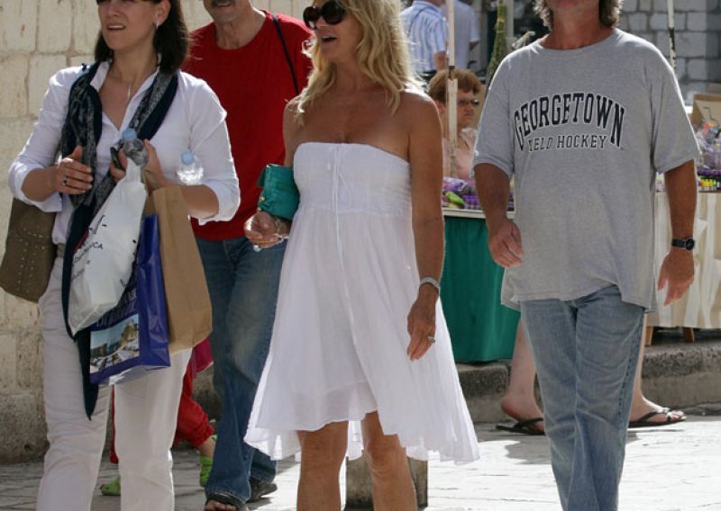 Goldie Hawn i Kurt Russell prošetali Stradunom