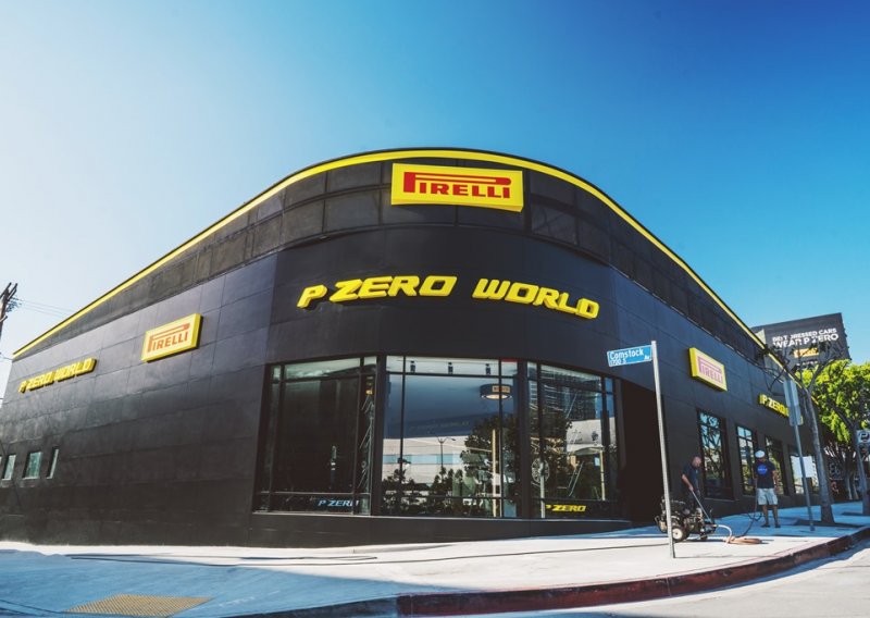 Pirelli P Zero World je vulkanizerski Apple store