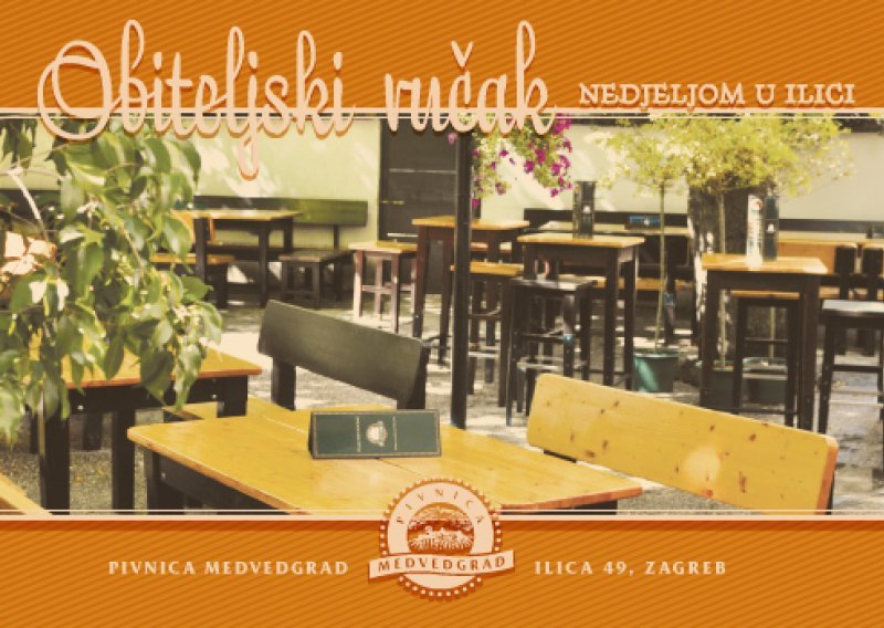 Osvojite nedjeljni ručak u pivnici Medvedgrad