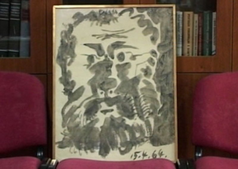 Napokon izložen 'bosanski Picasso' iz zbirke narodnog heroja