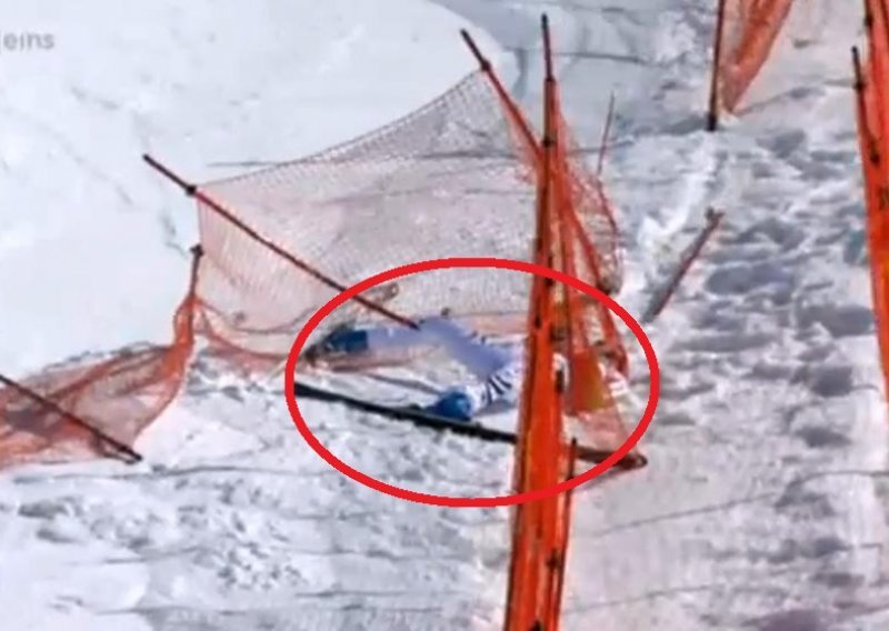 Snimka stravičnog pada njemačke skijašice