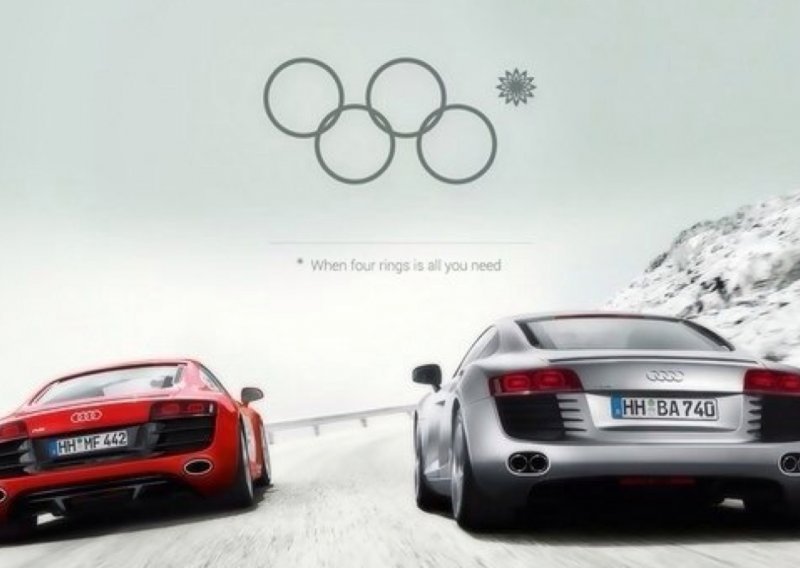 Lažna reklama za Audi s olimpijskim prstenovima je hit