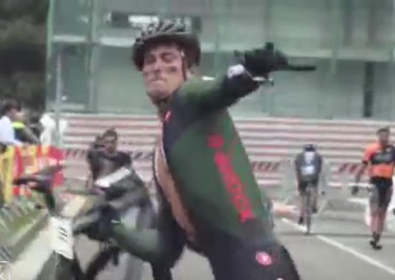 Ispad bijesa kakav biciklizam ne pamti i to pred kamerom