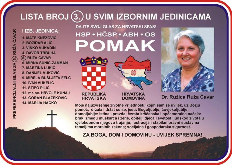 Ružica Ćavar reklamira se Hrvatskom do Zemuna