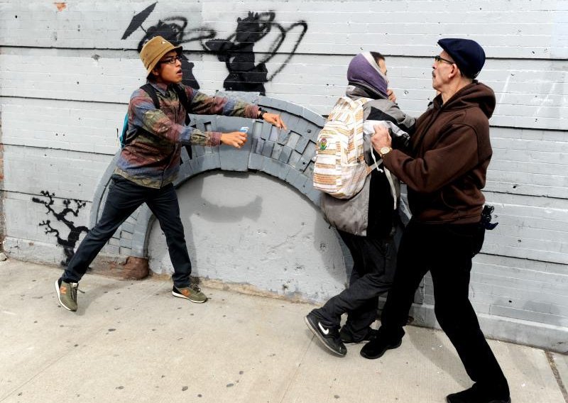 Sukob Banksyjevih fanova i vandala
