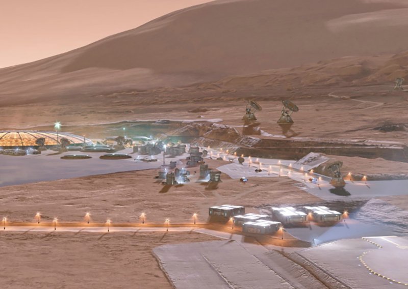Kako tvorci Homeworlda zamišljaju futurističku koloniju na Marsu?