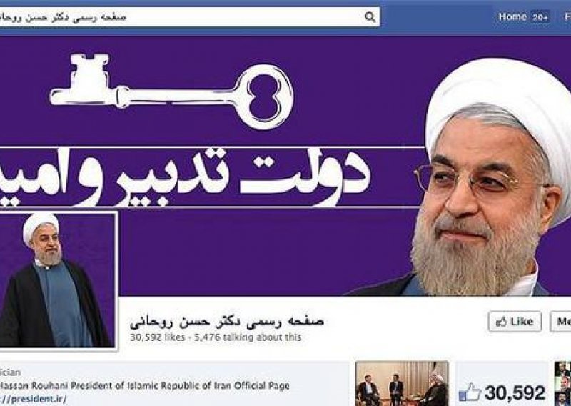 Rohani i iranska vlada otvorili Facebook profil