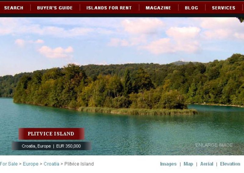 Prodaje se otok na Plitvičkim jezerima, Uprava za to doznala od tportala