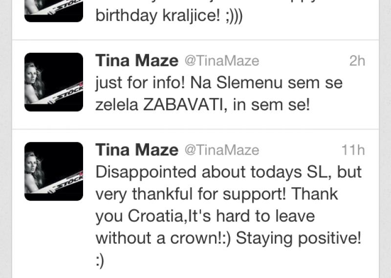 Tina Maze objasnila kako nije psovala