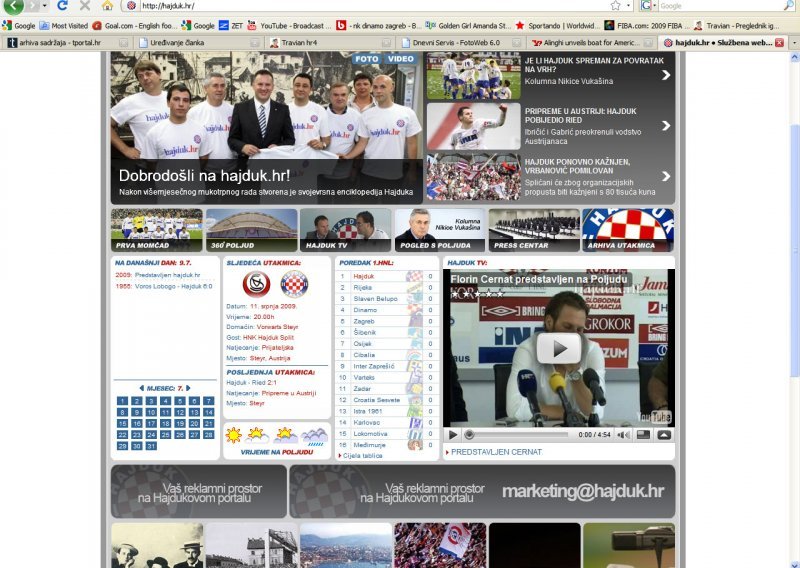 Hajduk u internetskoj ligi prvaka