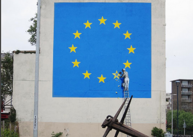 Najnovija Banksyjeva provokacija uzbunila čelnike Europske unije