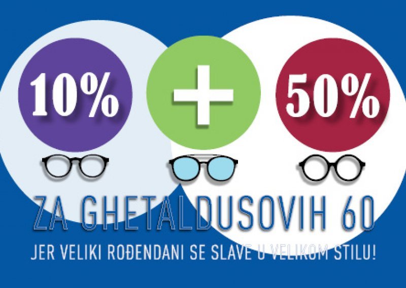 Veliki rođendanski popusti u optikama Ghetaldus Split