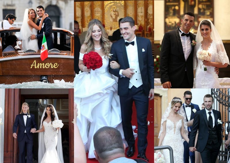 Glamurozna vjenčanja: Naši poznati sportaši uplovili u bračnu luku